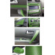 Samoljepljivi listovi, folije i trake 3D Carbon samoljepljiva folija 30cm *1,27 metara zelena boja | race-shop.hr