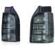 Rasvjeta Stražnja svjetla prozirna crna par za VW Bus T5 03-09 sa stražnjim vratima | race-shop.hr