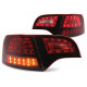 Rasvjeta LED Stražnja svjetla + LED žmigavac tamno crvena za Audi A4 Avant karavan B7 04-08 | race-shop.hr