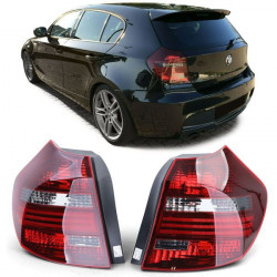 Stražnja svjetla crna par TYC odgovara za BMW E81 E87 07-12