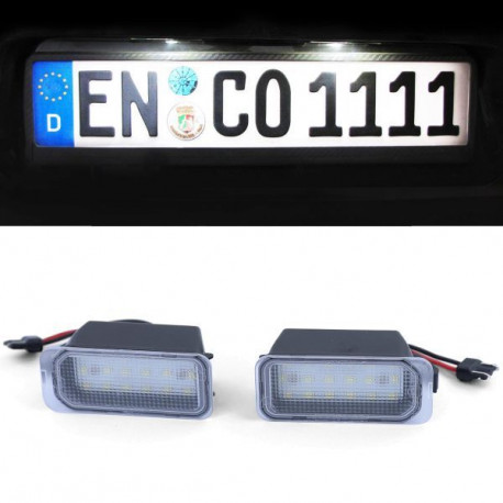 Rasvjeta LED bijelo svjetlo registarske pločice 6000K za Ford Fiesta 6 08-17 Focus 2 3 08-21 | race-shop.hr